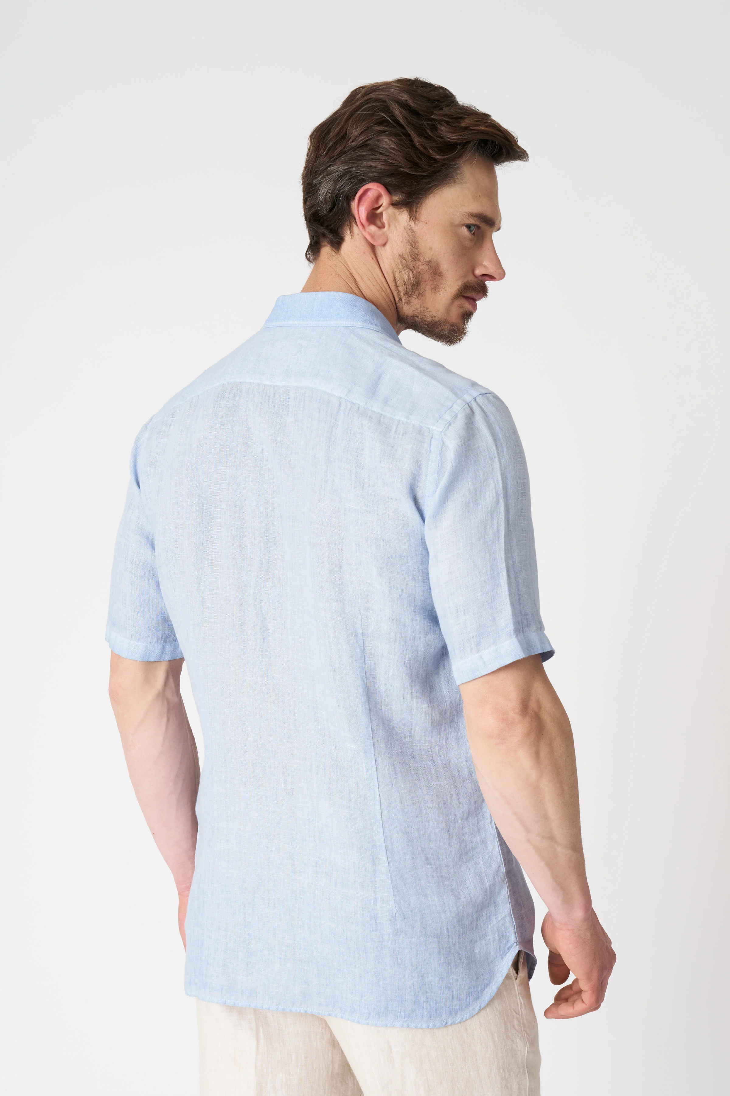 Short sleeve men shirts - Image 3