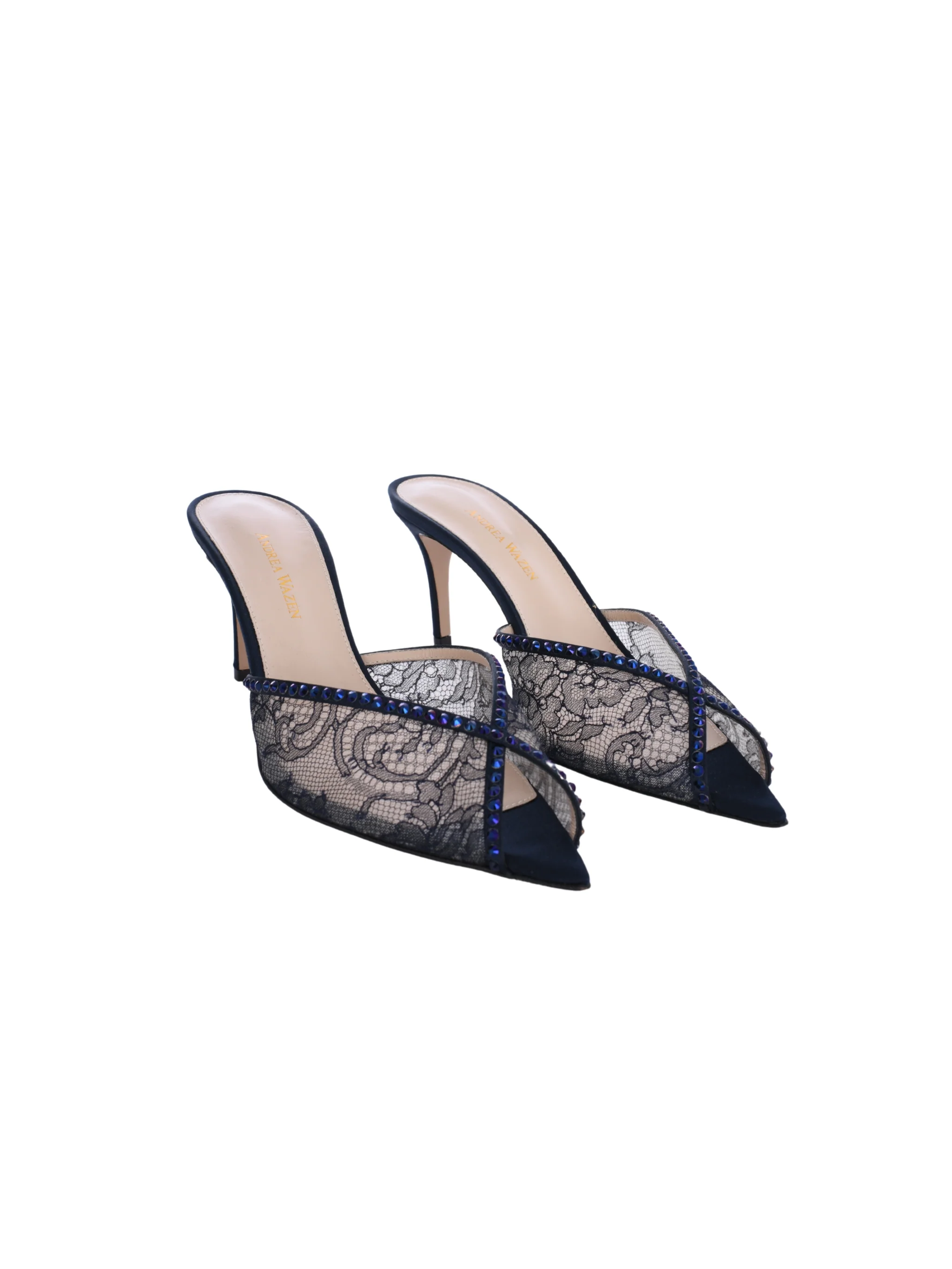 Katy lace mule 75 mm - Image 3