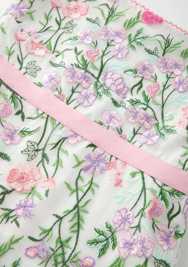 Clara embroidered mini dress - Image 5