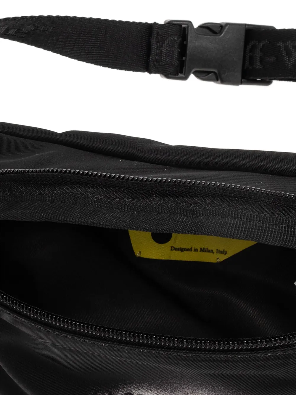 Arrow spray fannypack black white - Image 4