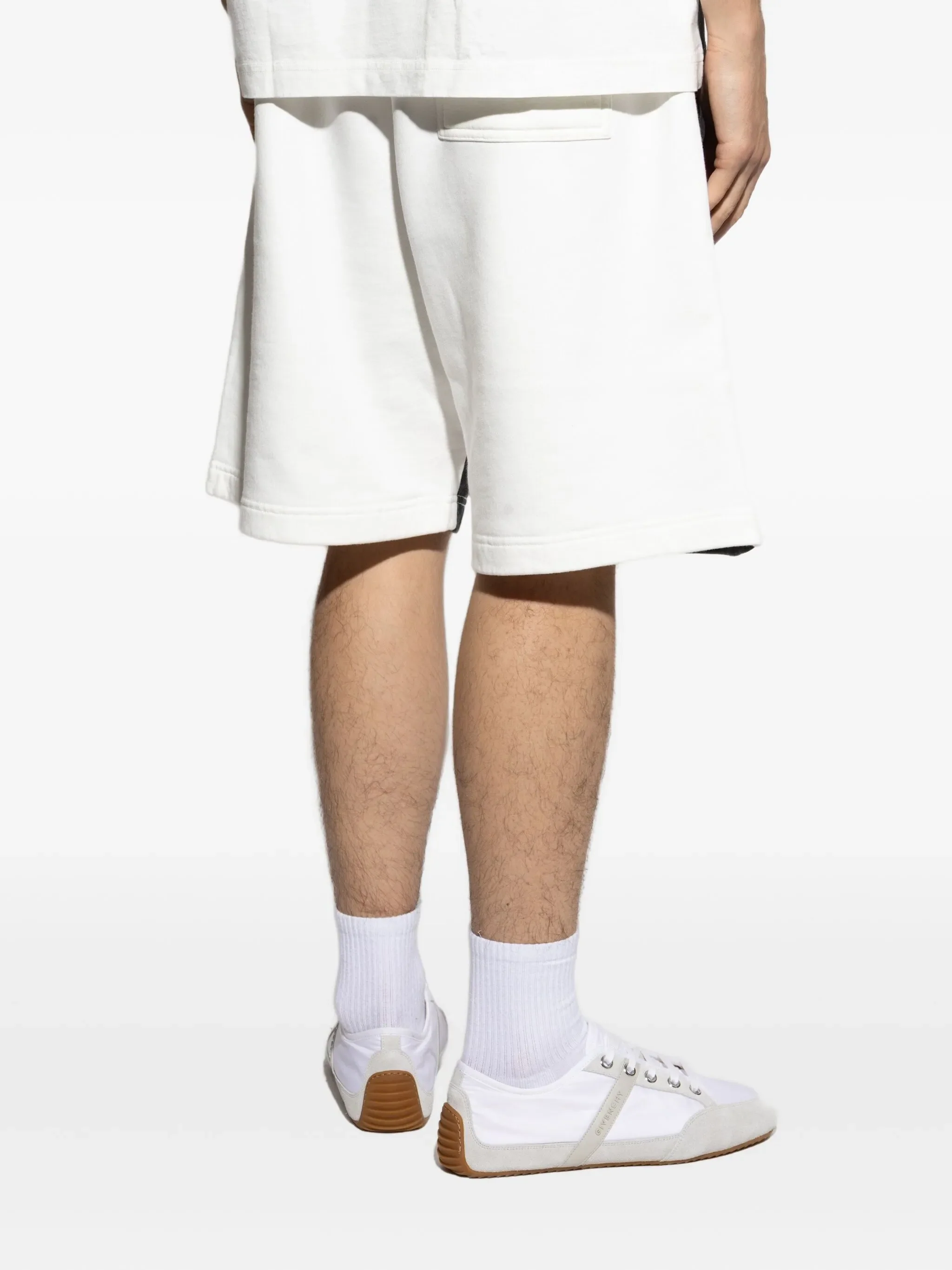 Dec palm culture sweatshort off white - Image 4